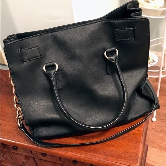 Authentic Michael Kors Hamilton Satchel Leather! - Picture 12 of 16